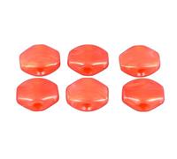 Generic Capuchons Colorés de Boutons de Réglage de Guitare, Couvre-boutons de Tête de Machine Légers pour Décorations de Guitare pour Artistes (rouge)