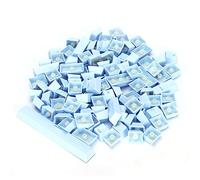Generic Capuchons de Touches de Clavier Mécaniques en PBT, Design Ergonomique et Durable, Résistant à l'huile, 108 Touches, pour Une Expérience de Frappe Confortable (Bleu Clair)