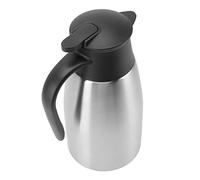Generic Carafe à café Thermique en Acier Inoxydable de Grande capacité avec Sortie D'eau en un pour les Voyages au Bureau à Domicile en Acier 304 (Couleur de l'acier inoxydable 1.5L)