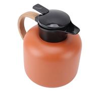 Generic Carafe à café Thermique Isolée en Acier Inoxydable, Double Paroi Sous Vide pour la Maison et le Bureau, 2L, Orange