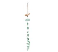 Generic Carillage éolien en Bois flotté Premium Verre de Mer Unique Effet Visuel Unique Décor Extérieur Intérieur Confort (Type A)