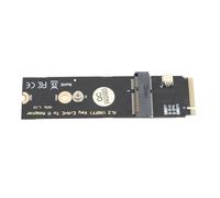 Generic Carte Adaptateur M.2 NGFF E Key E WiFi Bluetooth, Interface PCIe X1, Convertisseur Transparent OS, adapté pour AX200/AX201/AX210