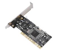 Generic Carte Contrôleur PCI 4 Ports Performances Fiables pour Disques Durs de Grande capacité Prise en Charge 0/1/5 pour la Sauvegarde des Données sur Les Ordinateurs de Bureau