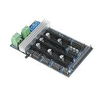 Generic Carte de Commande Ramps 1.6 Basée sur la Carte de Panneau de Commande à Quatre Couches Ramps 1.5 avec Mère d'extension de Dissipateur Thermique pour Pièces et Accessoires d'imprimante 3D