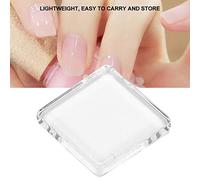 Generic Carte de Couleur D'Ongles en Verre Réutilisable avec un Bon Effet de Couleur, Outil de Manucure, Carte de de Vernis à Ongles pour une Comparaison et un Choix Faciles, 50 Pièces (16mm)