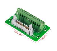 Generic Carte de Rupture, Terminal de Borne de Module Connector de Montage de Rail DIN Interface du Module Bernal Bloc Board IDC26P 20pin Connecteur de Borne d'en-tête Masculine