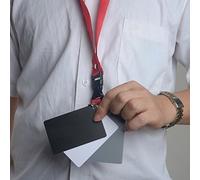Generic Carte d'équilibre des Blancs, Carte de à Damier Couleur Passeport Couleur avec Sangle de Cou 18% Balance du Blanc Noir Gris Exposition Précise Exposition pour la Photographie Numérique Vidéo