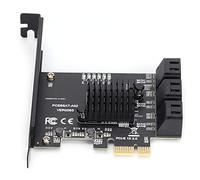 Generic Carte D'extension PCI-E vers Adaptateur Hub 6 Ports pour des Solutions de Stockage Améliorées Compatibles avec Les Systèmes et