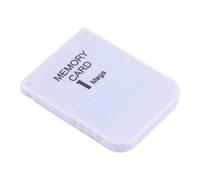 Generic Carte Mémoire 1 Mo pour, Carte Mémoire Blanche Facile à Utiliser, Ne Perdez Plus Jamais Votre Progression dans le Jeu, Excellent Rapport Qualité/prix pour les Joueurs Occasionnels, capacité