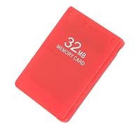 Generic Carte Mémoire de Console de Jeu 32 Mo, FMCB1.966 Haute Vitesse pour, Carte de Données de Jeu Externe Portable, Facile à Utiliser, 1 Paquet (rouge)
