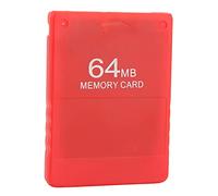 Generic Carte Mémoire de Jeu Haute Vitesse 64 Mo pour, Prend en Charge les Jeux et FMCB1.966, Plug and Play, Design Compact, Accessoires de Jeux (rouge)