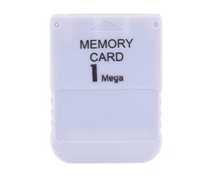 Generic Carte Mémoire Fiable de 1 Mo pour 1, Essentielle pour les Joueurs, Couleur Plastique Blanc