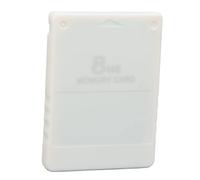 Generic Carte Mémoire FMCB pour Console de Jeu, Carte Mémoire Haute Vitesse 8 Mo pour, de Stockage de Données Pratique, Compatible avec les Jeux, Matériau ABS (WHITE)