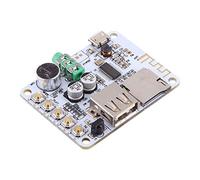 Generic Carte Récepteur Audio Bluetooth, Amplificateur de Microphone sans Fil Compact et Portable pour Usage Domestique en Métal 4x5cm (Version Bluetooth + télécommande (avec)
