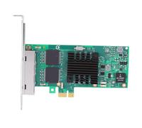 Generic Carte Réseau Gigabit Ethernet PCI Express Traitement Efficace des Données Haute stabilité pour Serveurs et Ordinateurs de Bureau Adaptateur Réseau 4 Ports RJ45 pour Applications Industrielles