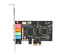 Generic Carte Son PCIE 5.1, Enregistrement et Lecture Durables 24 Bits 48 KHz pour Les Amateurs de Jeux 3D et de Musique à Grande échelle
