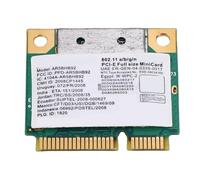 Generic Carte WiFi PCIE Double Bande 300 Mbps pour Ordinateur Portable pour Systèmes, Plug and Play pour Le Travail, Le Divertissement, L'éducation, Compacte et Portable, Matériau : PCB