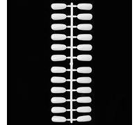 Generic Cartes D'affichage de Gel pour Ongles, 240 Pièces, avec Nuanciers Pliables, pour la Pratique du Vernis à Ongles et les Tutoriels Novices (WHITE)