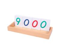 Generic Cartes D'apprentissage Numériques pour Les Mathématiques, 1 à 9000, Jouets éducatifs pour Enfants, L Pvc