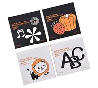 Generic Cartes d'apprentissage pour Bébés Animaux avec Stimulation Visuelle, Ensemble de 80 Cartes Cognitives pour Améliorer Les Compétences D'observation des Bébés et des Tout-Petits (Carte de