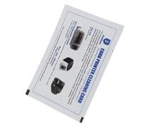 Generic Cartes de Nettoyage de Terminal de Balayage de Point de Vente, Outil de Nettoyage de Lecteur de Carte de Crédit de 50 Pièces pour Les Guichets Automatiques et Les Imprimantes, Taille