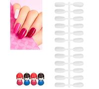 Generic Cartes D'exposition de Gel pour Ongles, 240 Pièces, échantillons de Pratique Pliables Colorés pour Professionnels des Ongles et Débutants (WHITE)