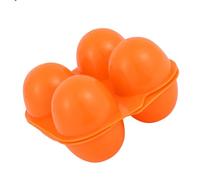 Generic Carton à œufs en Plastique de 4 Unités, Conteneur à œufs carré Réutilisable pour le Camping, capacité de 4, Boîte de Rangement Compacte Anti-chute pour la Maison, le Camping en Plein Air,