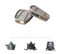 Generic Cartouches Filtrantes pour Gaz Chimiques, 1 Paire de Cartouches Filtrantes Réutilisables pour Couvercle de Gaz 6001 pour 6200 pour 6800