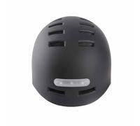 Generic Casque de Vélo à Lumière LED, Casque de Vélo PC EPS avec Phare Avant et Feu Arrière 3 Modes, Rechargeable par USB 750 MAh, Réglable M 54-57 Cm L 58-61 Cm pour (Black #39)