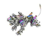 Generic Casse-tête 3D en métal pour adultes, 650 pièces, modèle de tigre steampunk, casse-tête, décoration d'intérieur, cadeau pour adolescents et adultes amateurs d'animaux mécaniques - Tigre