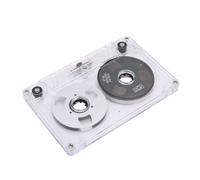 Generic Cassette Double Face en Métal pour Enregistrement Sonore, 50 Minutes, étui Transparent Portable pour Les Amateurs de Musique, Matériau ABS