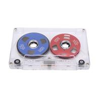 Generic Cassette Dynamique Visuelle Engageante Bobine à Bobine pour L'enregistrement de Musique, Temps D'enregistrement Suffisant de 50 Minutes, Matériau ABS et Alliage D'aluminium