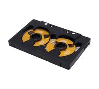 Generic Cassette Sonore Vierge Bobine à Bobine, Portable, 50 Minutes, Ruban Noir et doré pour Enregistrement de Musique, pour Les Musiciens ou Groupes en Herbe, Boîte de Rangement en ABS