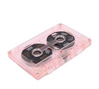 Generic Cassette Vierge Double Face de 50 Minutes pour Enregistrements avec Boîte Transparente ABS, Alliage D'aluminium