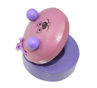 Generic Castagnettes à Doigts en Bois, Jouets Rythmiques, Petits, Mignons, Excellente qualité Sonore pour Bébés et Enfants (Purple)