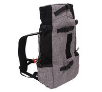 Generic Cat Backpack Carrier, Cat Carrier Dog Sackepack Airline Airline Pet Transpord Pet Torse Mesh Small Sac à Dos pour Medium Small Dog Puppy Kitten Bunny pour la Randonnée à Pied de Voyage (Grey)