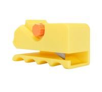 Generic Cat Scrather Cardboard Cutter, créativité Cat Forme 3D à Haute efficacité Portable Labor Sauver Scratcher Cardboard Strip Tool pour DIY (Yellow)