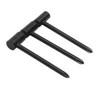 Generic Cécrave à Tige de Ferme, Guitare Truss Rod Wrench Truss Rod Wrench 7 Mm / 8 Mm / 6,35 3pcs Guitare Tiron Iron Iron Universal Instrument Tool (Noir 6,35 MM + 7 MM + 8 MM Trois ensembles)