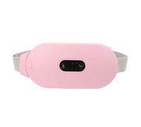 Generic Ceinture Chauffante sans Fil pour Femme avec 6 Modes de Vibration et Contrôle de la Température, Masseur de Taille Rechargeable par USB pour les Crampes Menstruelles, Soulagement, Grande