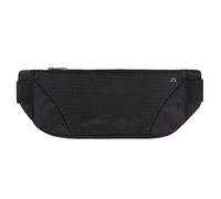 Generic Ceinture de Sport Professionnelle pour Téléphone Poche Cachée Sac à Ceinture Imperméable pour Course à Pied Fitness Randonnée Matériau Nylon Taille Réglable 65 140cm (Noire)