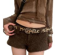 Generic Ceinture pour homme et femme, ceinture moderne en jean, imprimé léopard, style cowgirl impressionnant, imprimé léopard, Please Review the Description