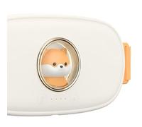 Generic Ceinture Utérine à Chauffage Rapide, Soulagement Menstruel, Compresse Chaude Vibrante pour Femmes Voyageant, Batterie au Lithium ABS (WHITE)