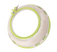 Generic Cerceau de Broderie, 16,5 Cm 25 Cm, Cerceau de Support de Broderie en Plastique à Assemblage Facile pour les Travaux d'aiguille (GREEN)