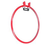 Generic Cerceau de Broderie en Plastique Durable, Anneau de Point de Croix, Fonction de Serrage Facile pour Débutants, Maison, 8,7 Pouces, Rouge