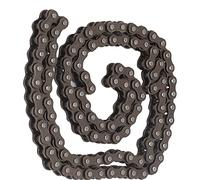 Generic Chaîne de Scooter électrique 106 Maillons Chaîne en Acier Longue Durée pour Scooter Résistant à la Corrosion Maillons pour Accessoire de