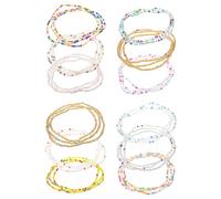 Generic Chaîne de Taille Bohème en Perles de Riz 90 Cm Courroie à Chaîne pour Femmes Bijoux de Corps D’été pour Plage et Fête Bracelet de Ventre Décoratif Résistante la Décoloration