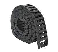Generic Chaîne de Traînage de Câble Durable pour Machines CNC, Taille Interne 10x30mm, Longueur 1m avec Connecteur d'extrémité pour équipement automatisé