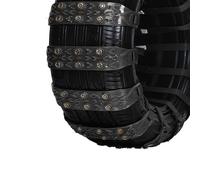 Generic Chaînes de Pneus de Voiture pour Neige et Glace, Chaîne de Traction Moto 10 Pcs de Neige de Voiture "Cartiser la de Glace avec un Confort de l'utilisateur à l'esprit. Tête de (BLACK)