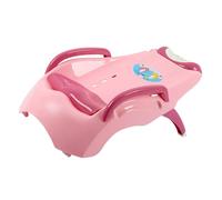 Generic Chaise de Lavage de Cheveux pour Enfants, Conception Ergonomique, Lit de Shampoing Pliable à Plusieurs Niveaux pour Sièges de Salon en Polypropylène (PINK)