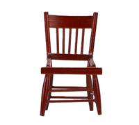 Generic Chaise Miniature en Bois, échelle 1:12, Mobilier de Maison de Poupée au Design Rétro et en Bouleau Massif, pour L'exposition de Modèles Réduits et Les Collections Miniatures. (châtaigne)